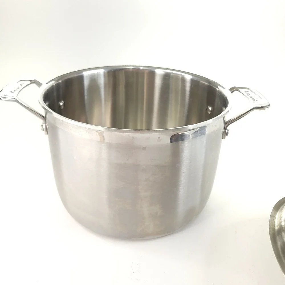 Cuisinart 8 Qt Stockpot Stainless Steel MCPS66-24N MultiClad Pro w/ Lid Tri Ply